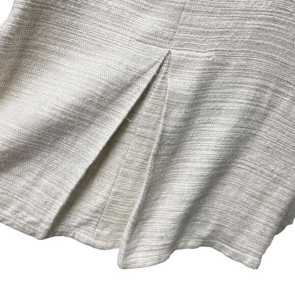 Vintage J.Jill Womens Size L Button Front Linen Blend Cream Jacket - Picture 6 of 6